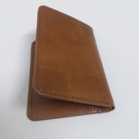 Small Genuine Soft Leather Card Holder Wallet Slimline Cards & Cash Pocket